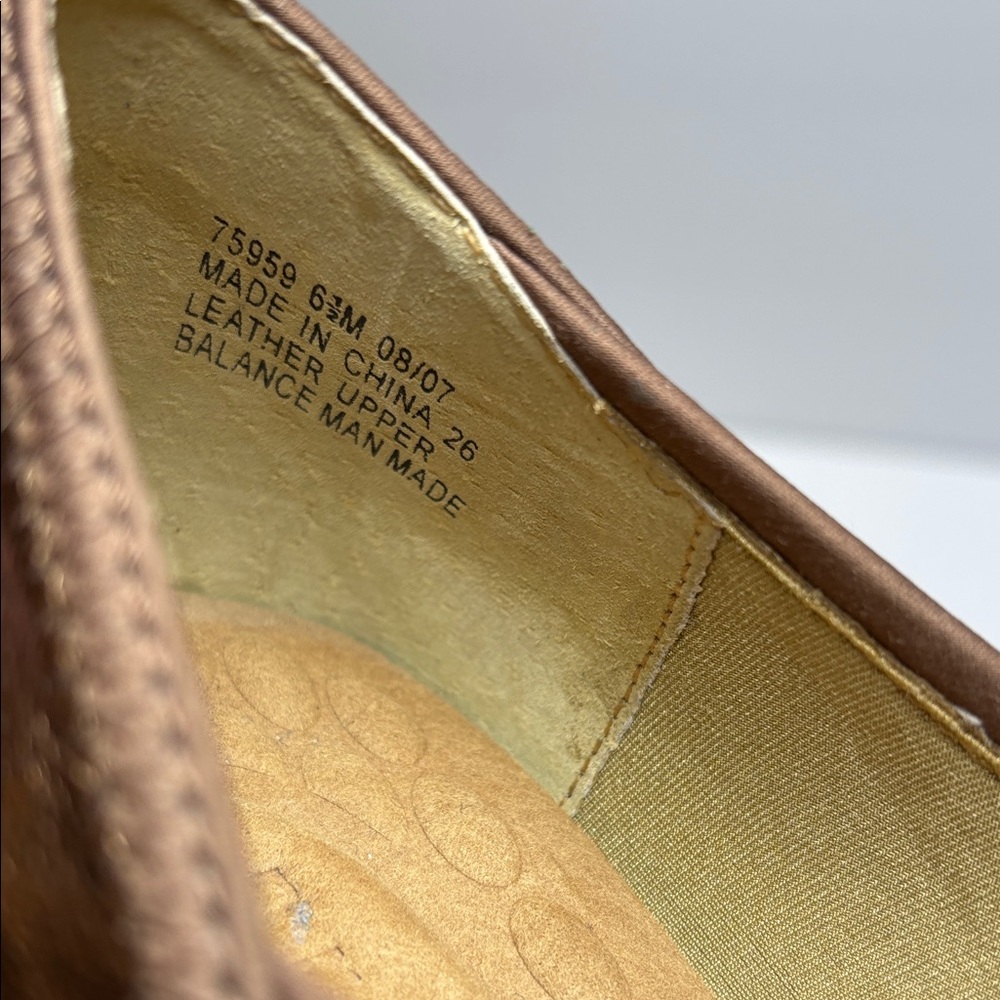 Clarks Privo Women's 6.5 Metallic Bronze Ballet Flats #0266 - Picture 3 of 12